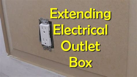 outlet boxes extending beyond drywall